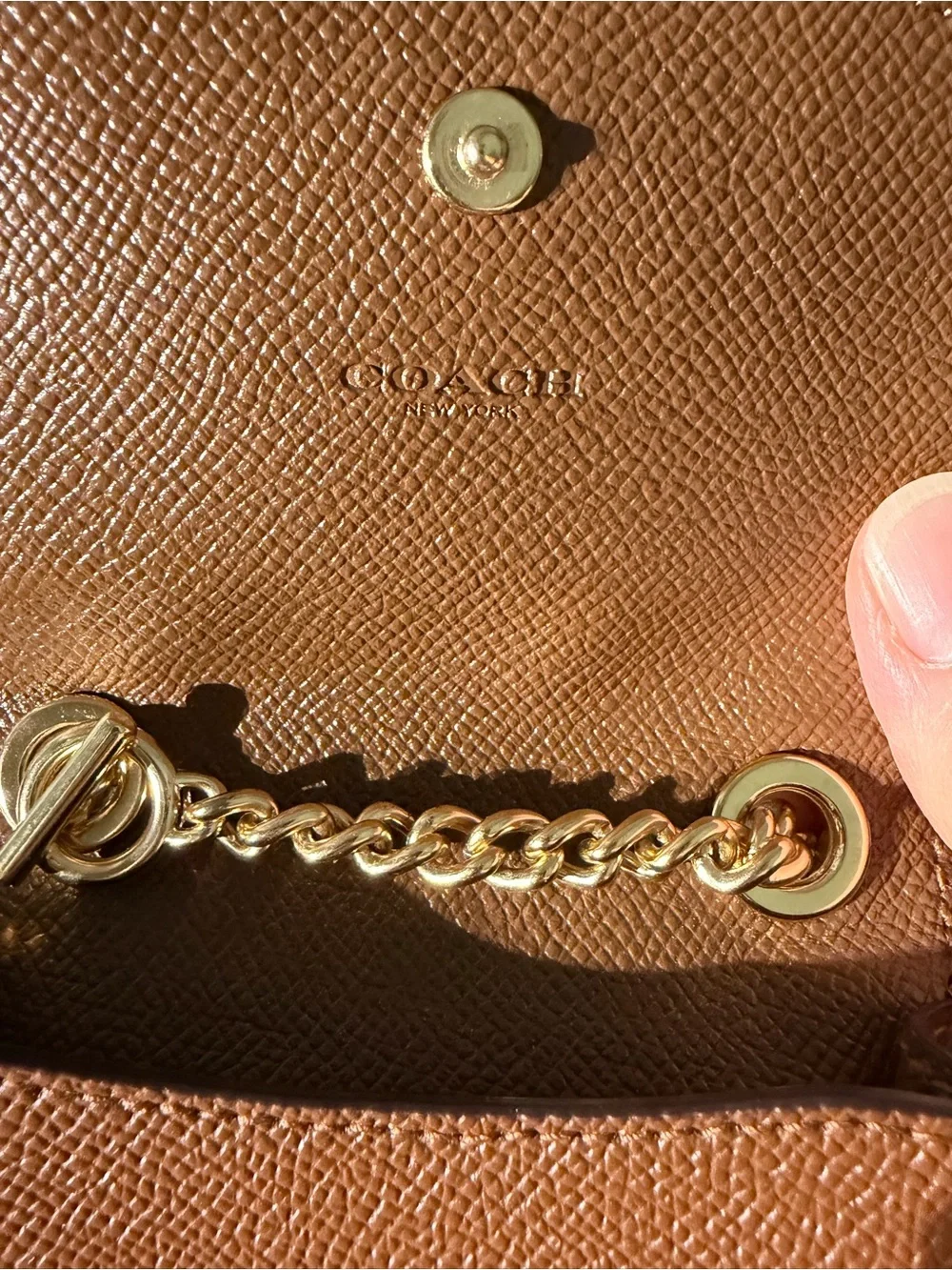 Coach North/South Phone Crossbody Bag